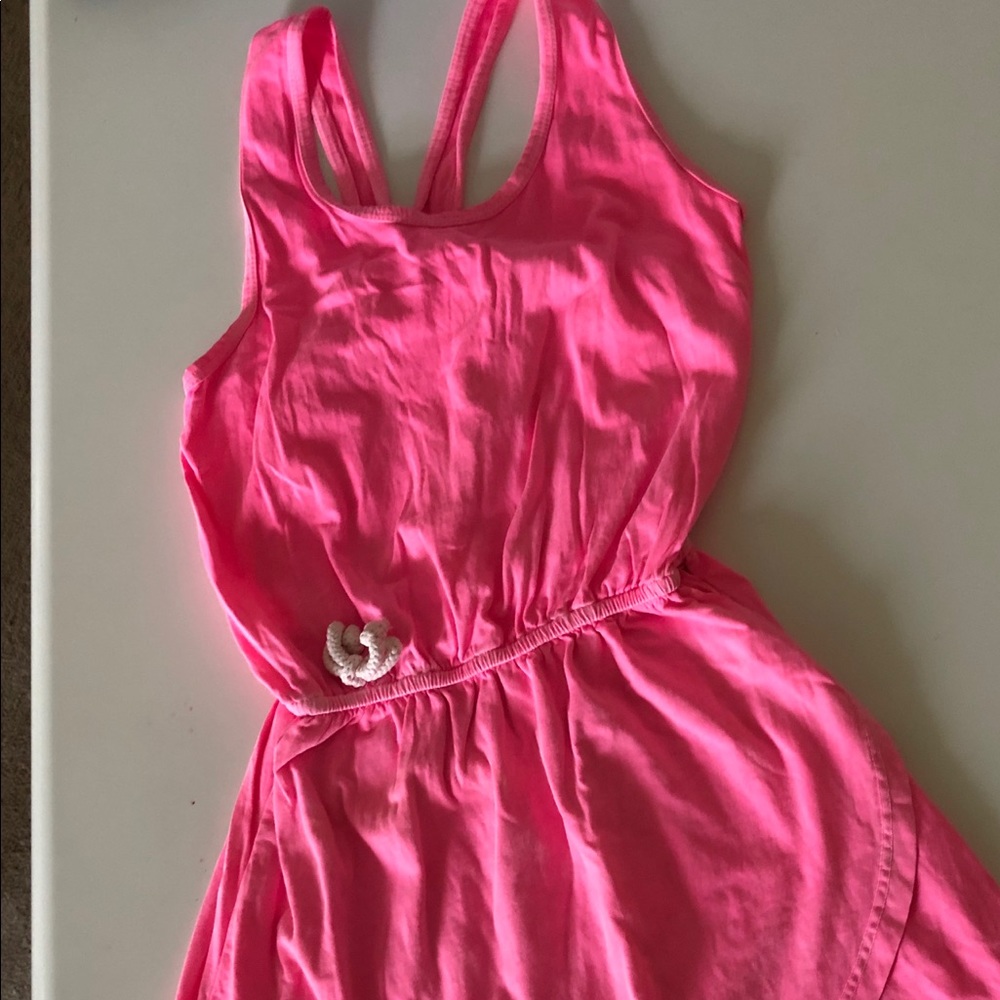 Amade Kids pink cotton tank dress size 7/8